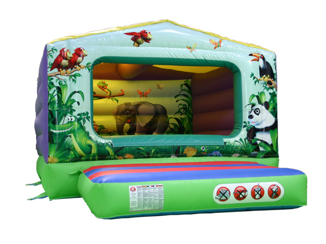 Jungle Box Bouncer Size: L4.3 W3.3 H 2.3; suitable for children of around 2-6 years